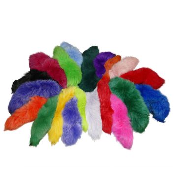 Dyed Fox Tail - Bright Colors (8-12")