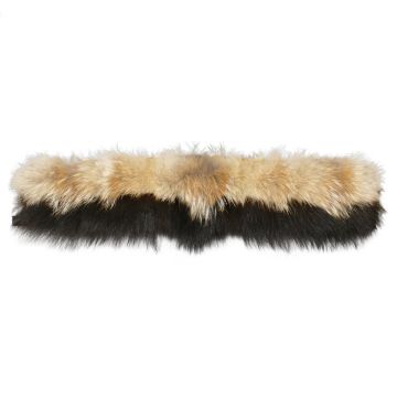 Alaskan Style Black Bear and Coyote Fur Ruff