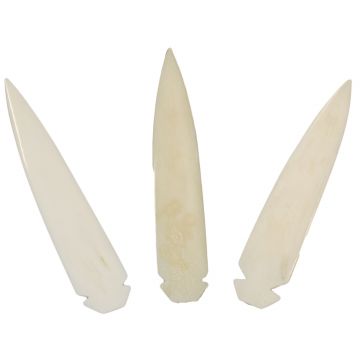 Real Bone Carved Spear / Knife Point