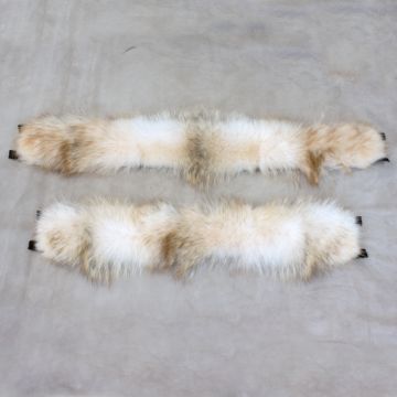 Alaskan Style Blonde Coyote Fur Ruff - 24 Or 30 Inches 