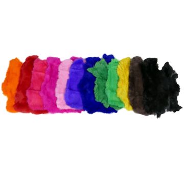 Rabbit Hide - Dyed Multiple Colors 