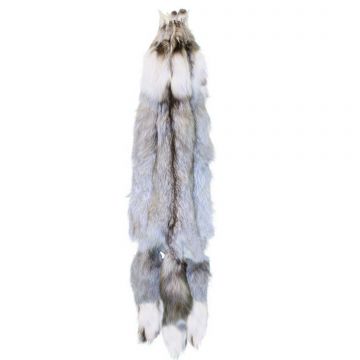 Premium Label SAGA Glacier Fox Fur Pelt