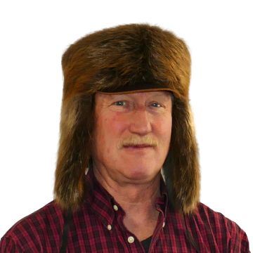 Natural Western Beaver Maine Trapper Hat 