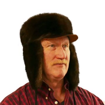 Otter Fur Maine Trapper Style Hat