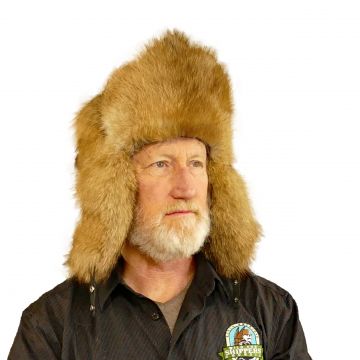 Authentic Coyote Fur Russian Trooper/Ushanka Style Hat