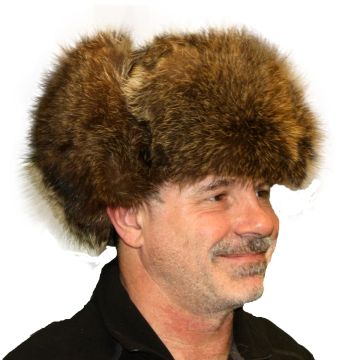 Raccoon Fur Russian Trooper Style Hat