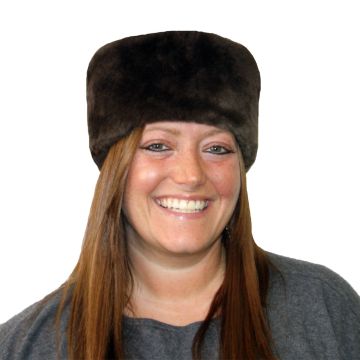 Sheared Or Sheared/plucked Beaver Fur Pill Box Hat