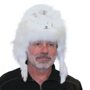 Arctic Fox Fur Mountain Man Hat