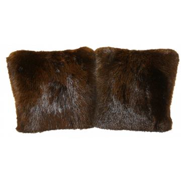Natural Beaver Fur Pillow