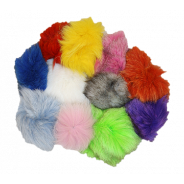 Second Quality Fox Tails - Multiple Colors (5 Pieces)