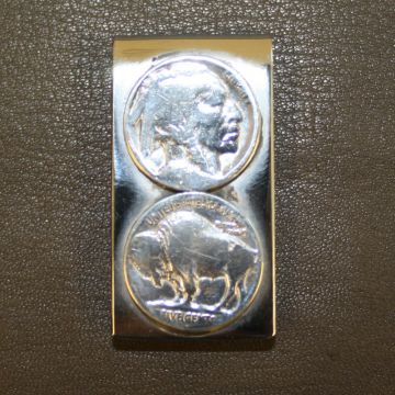 Buffalo Head Nickel Money Clip
