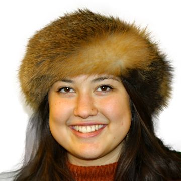 Cross Fox Fur Headband | Fur Neck Warmer | Fur Neck Collar