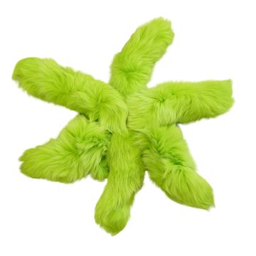 Shadow Fox Tail/keychain - Dyed Lime Green