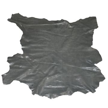 Goat Leather - Shiny Top Grain (Black Eel)