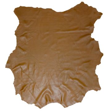 First Quality Elk Leather - Nappa Top Grain (dark-caramel)