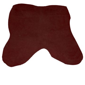 Select Italian Cow Leather Suede - Burgundy