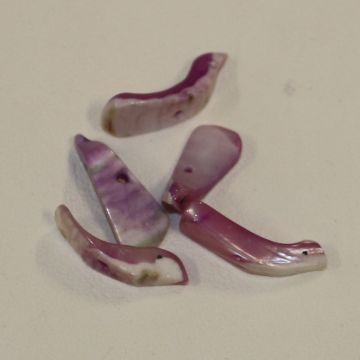 Bird Beads - Purple #1234 (QTY 5)