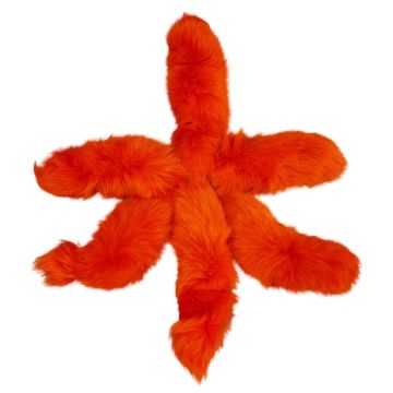 Shadow Fox Tail/keychain - Dyed Orange