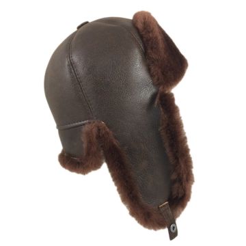 Genuine Sheepskin Trooper/Ushanka Hat
