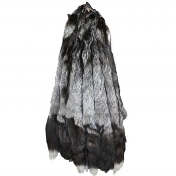 Premium Label Silver Fox Fur Pelt (medium)
