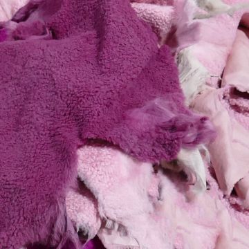 Small Lamb Shearling Sheepskin - Shades of Pink